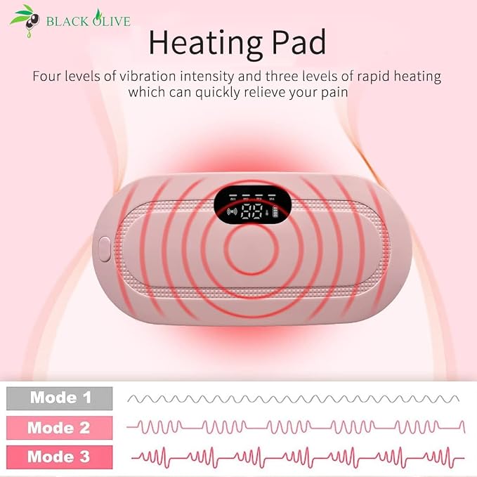Portable Cordless Heating Pad for Menstrual Cramps Relief